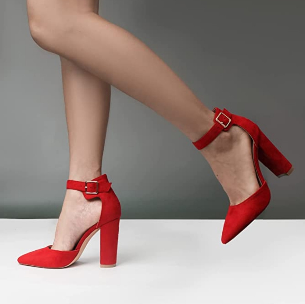 Ninetin Gel Faux Suede Heels
